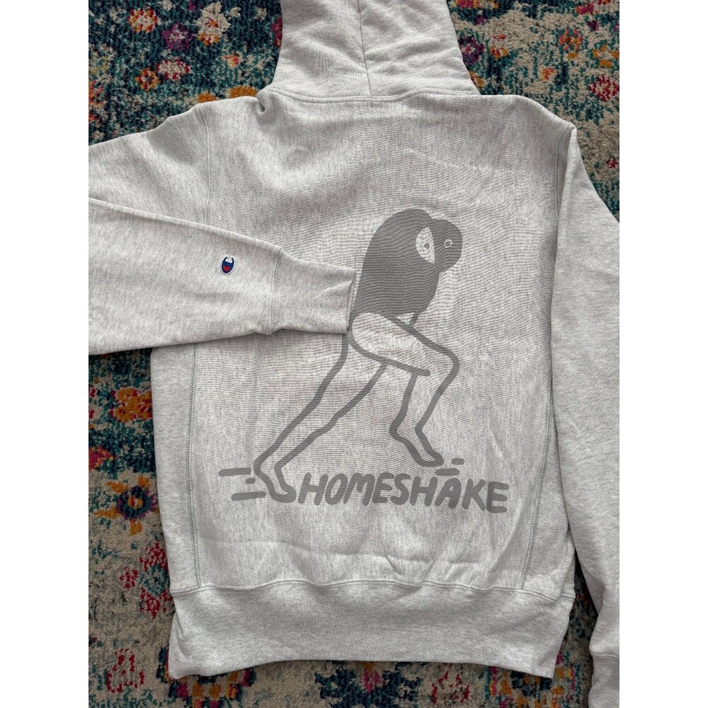 Vintage Champion Reverse Weave Homeshake Pullover Heavyweight‎ Hoodie Size Small